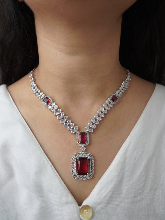 Ruby Greta Zirconia Jewellery Set