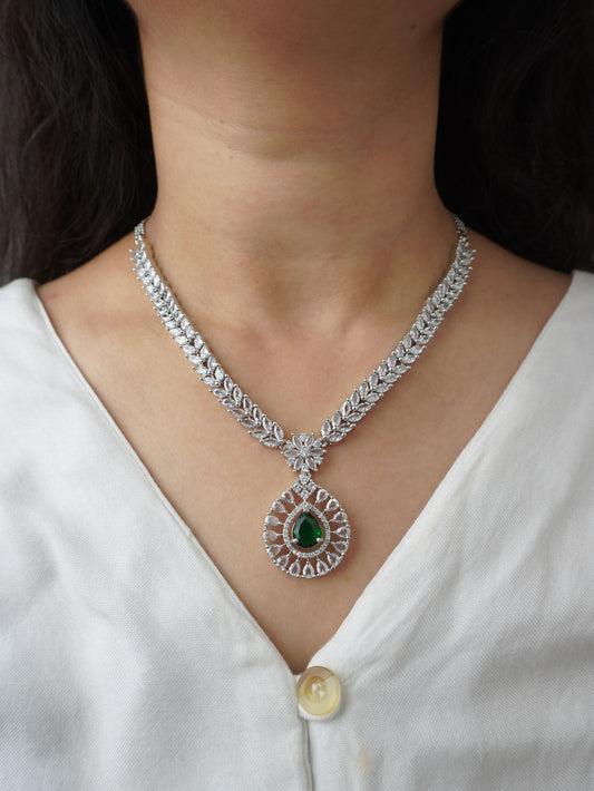 Green Sienna Zirconia Jewellery Set