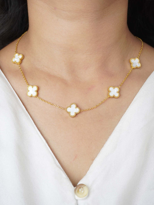 18 Carat Gold Plated Minimalist Necklace Mahi