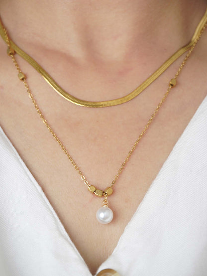 Keya Necklace for Women & Girls - 18 Carat Gold Plated