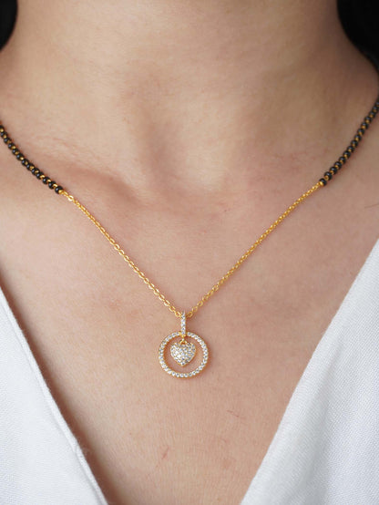 Ishani Inspired 18 Carat Gold Plated Mangalsutra for Women