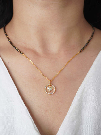 Ishani Inspired 18 Carat Gold Plated Mangalsutra for Women