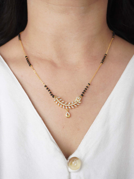 Harini Designer Mangalsutra in 18 Carat Gold Plating