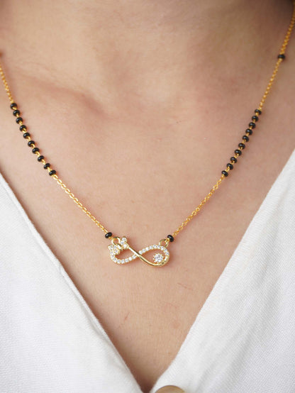 18 Carat Gold Plated Vaanya Style Mangalsutra
