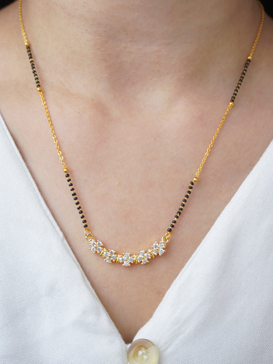 Minimalist 18K Gold Plated Raima Mangalsutra