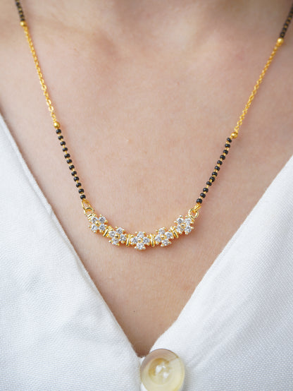 Minimalist 18K Gold Plated Raima Mangalsutra