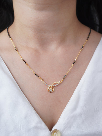 Minimalist 18K Gold Plated Nishitha Mangalsutra