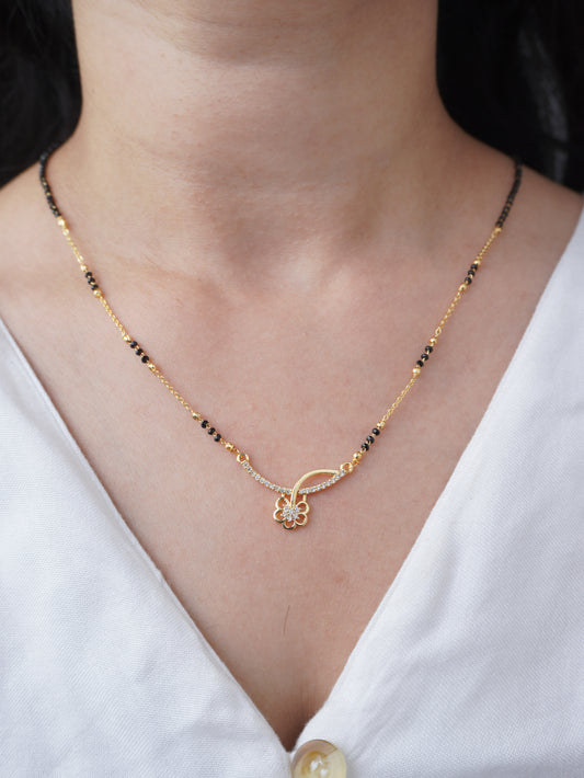Minimalist 18K Gold Plated Nishitha Mangalsutra