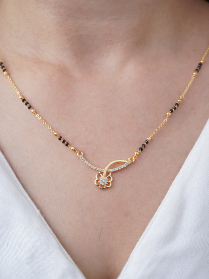 Minimalist 18K Gold Plated Nishitha Mangalsutra