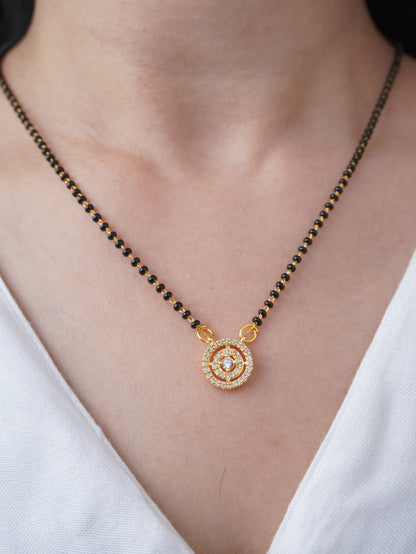 Statement Daily Wear Gold Plated Zahra Mangalsutra