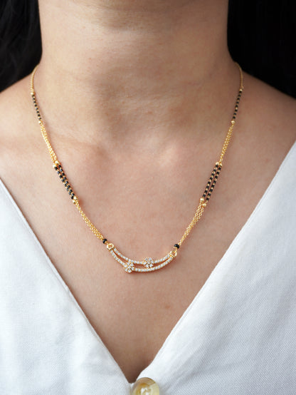 Aaliya Radiant 18K Gold Plated Mangalsutra