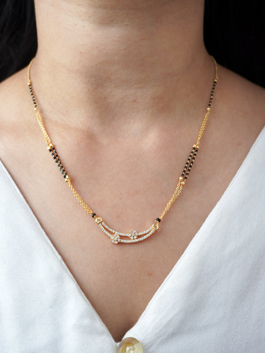 Aaliya Radiant 18K Gold Plated Mangalsutra