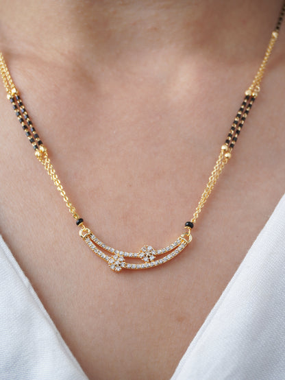 Aaliya Radiant 18K Gold Plated Mangalsutra