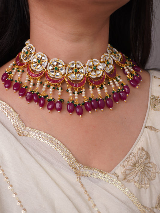Ruby Vinita Jewellery Set