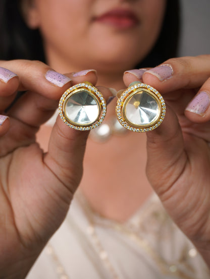 Ivory Avanti Kundan Necklace Set