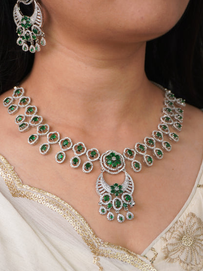 Emerald Green Juliette Zirconia Jewellery Set