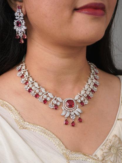 Ruby Alexandra Zirconia Jewellery Set