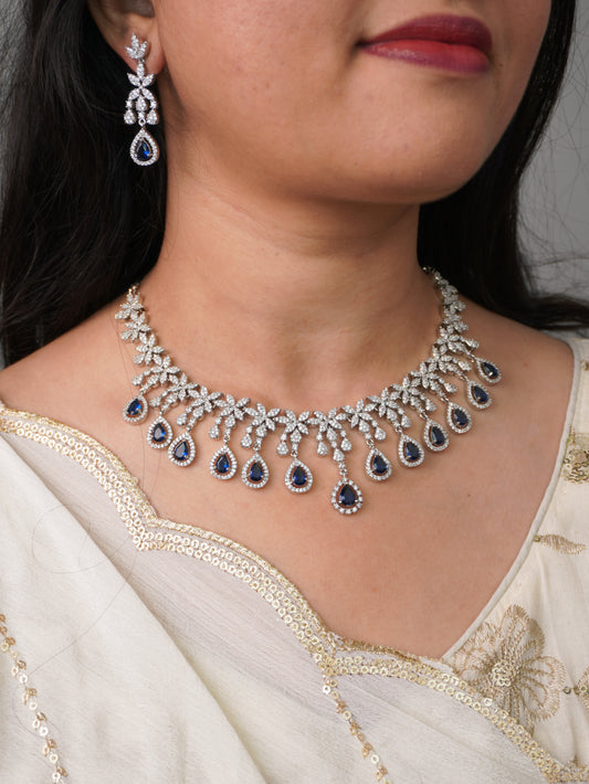 Blue Sophie Zirconia Jewellery Set