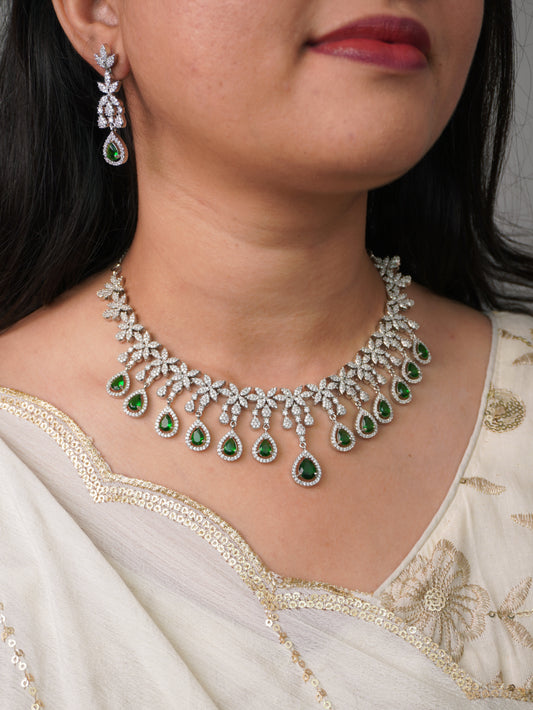 Green Sophie Zirconia Jewellery Set