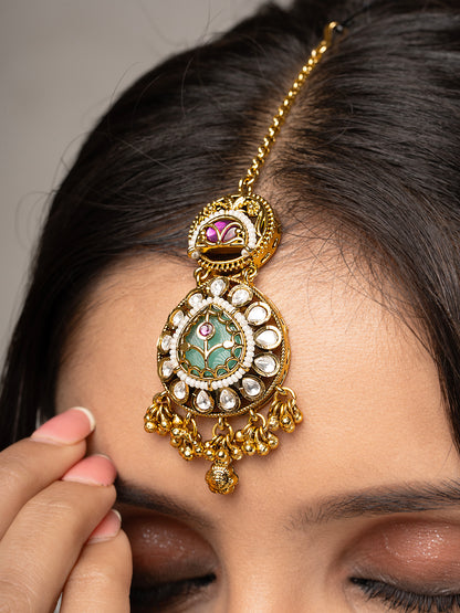 Sheeshmahal Heritage Kundan Jewellery Set