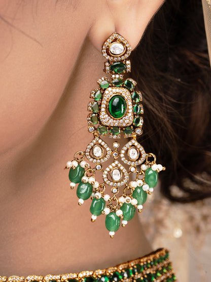 Rajsi Virasat Moissanite Choker Necklace Set