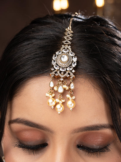 Rajputana Moissanite CZ Necklace Set