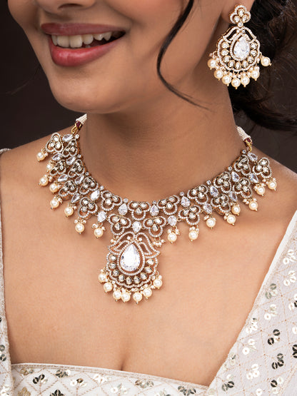 Regalia Kundan CZ Jewellery Set