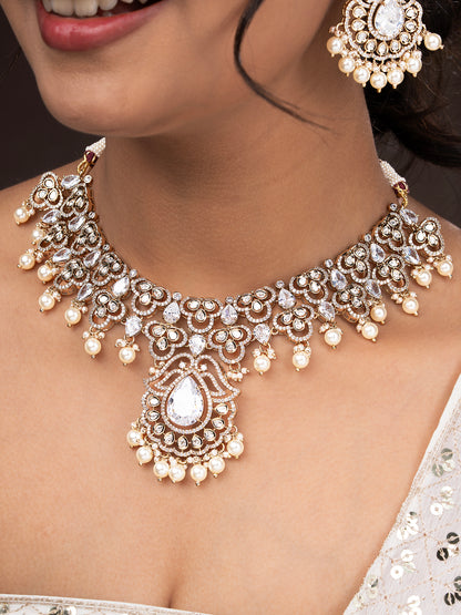 Regalia Kundan CZ Jewellery Set