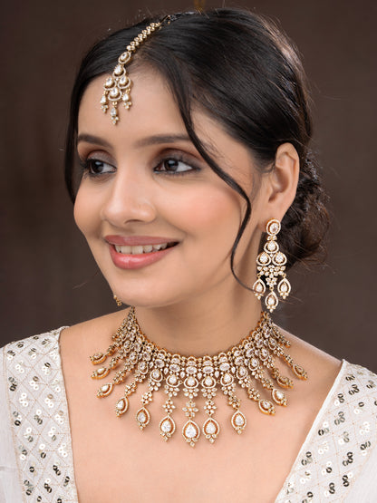 Himadri Kundan AD Jewellery Set