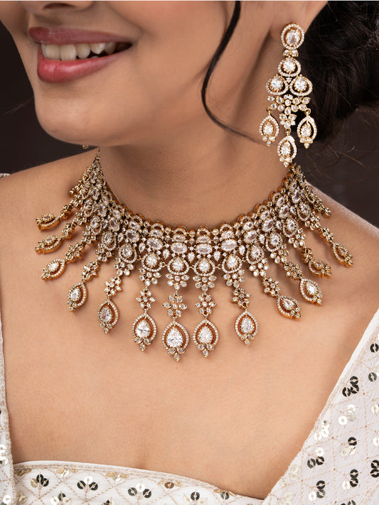 Himadri Kundan AD Jewellery Set