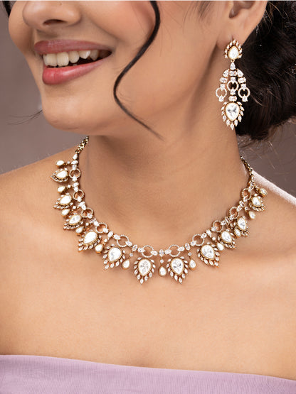 Shahiya Polki Mehndi Jewellery Set