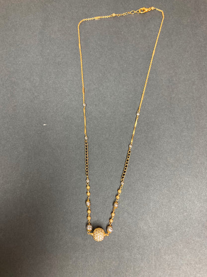 Golden Anushka Delicate Mangalsutra