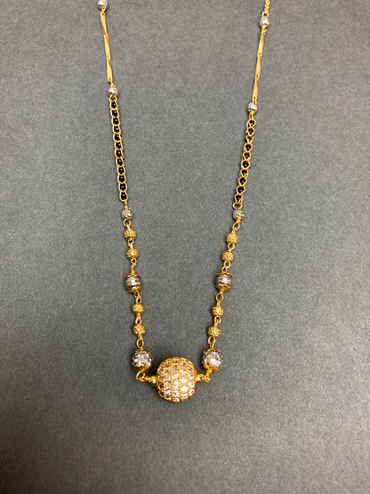 Golden Anushka Delicate Mangalsutra