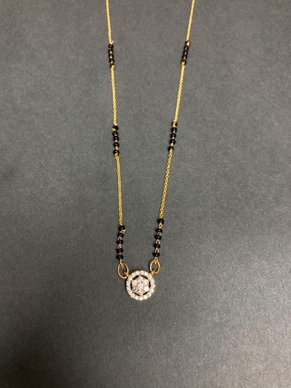 Golden Rutvika Delicate Mangalsutra