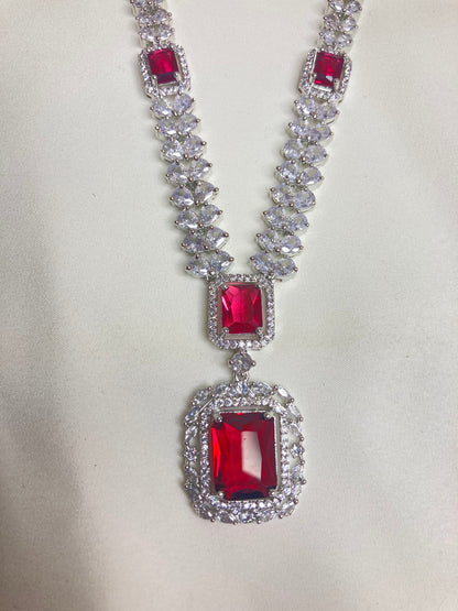 Ruby Greta Zirconia Jewellery Set