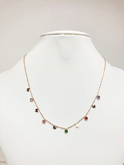 Rose Gold Hazel Necklace
