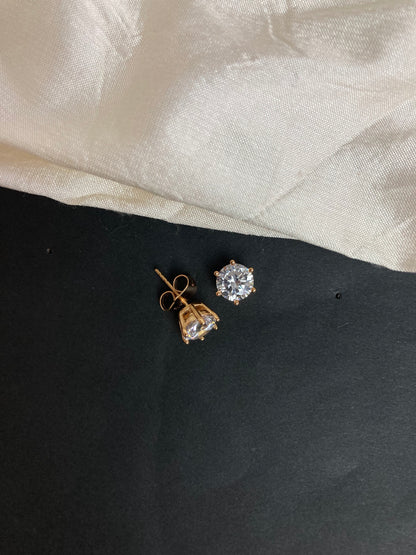 Rose Gold Hena Studs