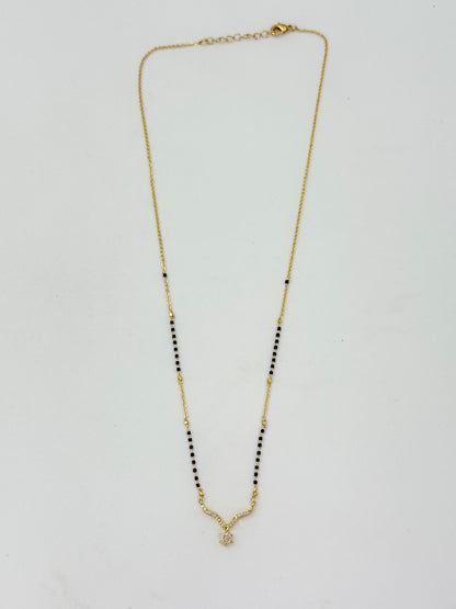 18 Carat Gold Plated Tanya Style Mangalsutra