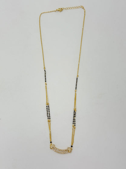 Pari Designer Mangalsutra in 18 Carat Gold Plating