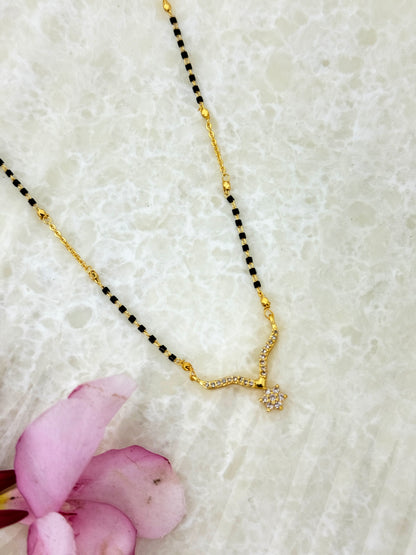 18 Carat Gold Plated Tanya Style Mangalsutra