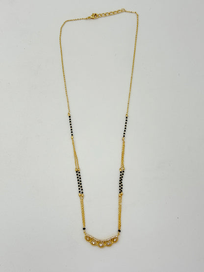 Traditional Yet Stylish Trisha Mangalsutra in 18K Gold