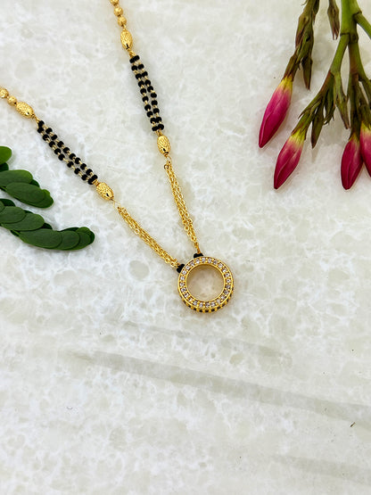 18 Carat Gold Plated Naira Style Mangalsutra