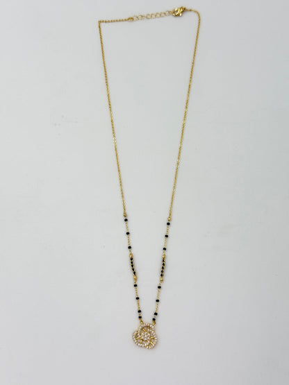 Minimalist 18K Gold Plated Ishita Mangalsutra with Modern Twist