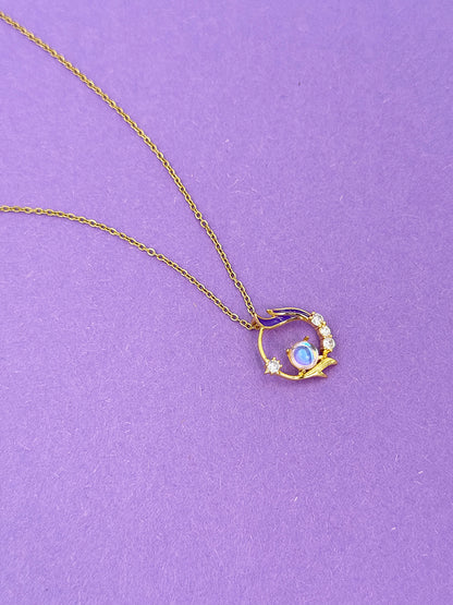 Aesthetic Anti-Tarnish Prisha Necklace - 18k Gold Plated for Women & Girls