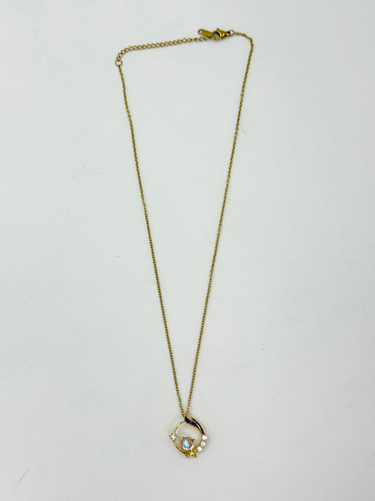 Aesthetic Anti-Tarnish Prisha Necklace - 18k Gold Plated for Women & Girls