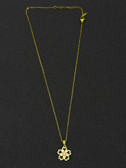 Aesthetic Anti-Tarnish Ruhi Necklace - 18k Gold Plated for Women & Girls