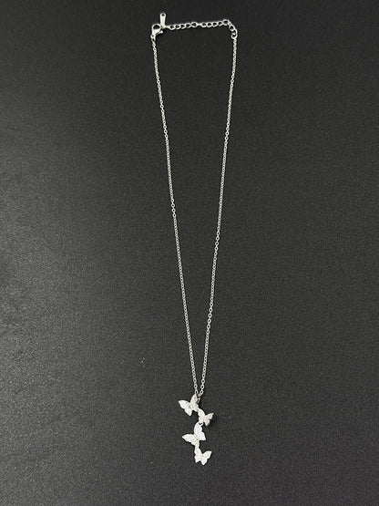 Charvi Anti-Tarnish Silver Plated Necklace - Chain for Women & Girls