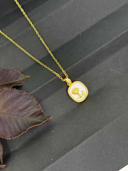 Anti-Tarnish Naina 18k Gold Plated Necklace for Women & Girls