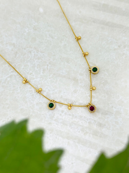 Vanya's Anti-Tarnish 18k Gold Chain for Women & Girls - Modern Design