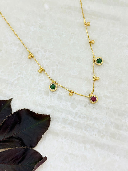 Vanya's Anti-Tarnish 18k Gold Chain for Women & Girls - Modern Design
